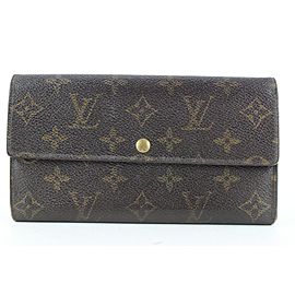 Louis Vuitton Monogram Porte Tresor Bifold Long Sarah Wallet 450lvs62