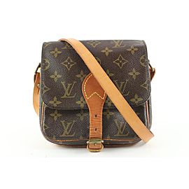 Louis Vuitton Monogram Mini Cartouchiere Crossbody Bag 591lvs315