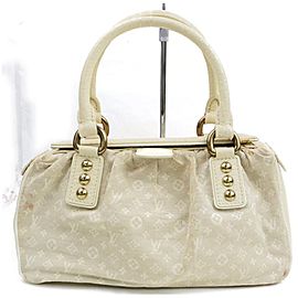 Louis Vuitton 859176 Monogram Mini Lin Beige Trapeze PM Boston