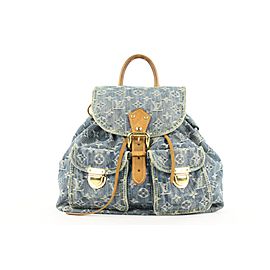 Louis Vuitton Monogram Denim Sac a Dos GM Backpack 934lvs415