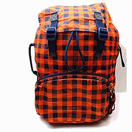 Louis Vuitton Orange Damier Masai Nylon Adventure Backpack 861186