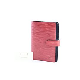 Louis Vuitton Agenda Pm 10lr0618 Red Epi Leather Clutch