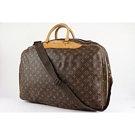 Louis Vuitton Monogram Alize 2 Poches Suitcase Luggage with Bandouliere Strap 9lv110