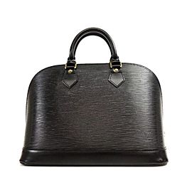 Louis Vuitton Black Epi Alma 231200