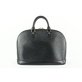 Louis Vuitton Black Epi Leather Noir Alma PM Bag 24lvs422