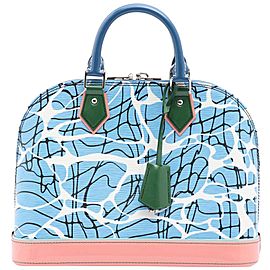 Louis Vuitton Blue Graphic SoCal Epi Leather Aqua Print Alma PM 862407