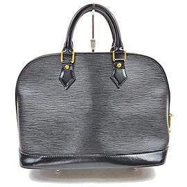 Louis Vuitton Black Epi Leather Noir Alma PM Bag 862335