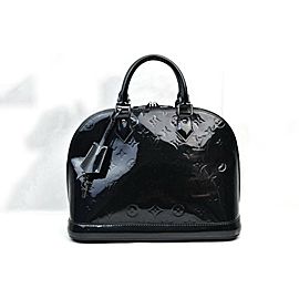 Louis Vuitton Black Magenetique Monogram Vernis Alma PM Bag 862964