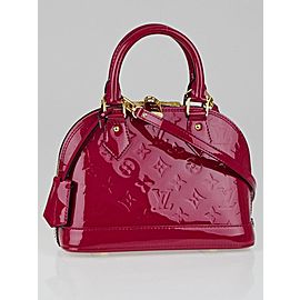 Louis Vuitton Indian Rose Monogram Vernis Alma BB with Strap 870165