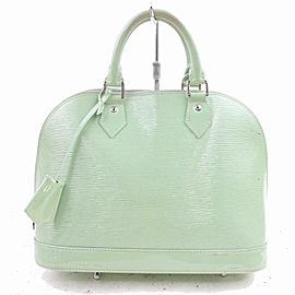 Louis Vuitton Mint Green Menthe Electric Epi Alma 871497