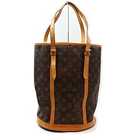 Louis Vuitton Monogram Marais Bucket GM Tote Bag 862237