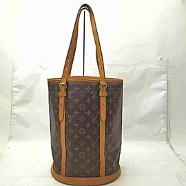 Louis Vuitton Monogram Marais Bucket GM Tote Bag 862051