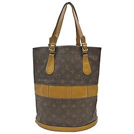 Louis Vuitton Monogram Marais Bucket GM Tote Bag 863061