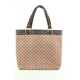 Louis Vuitton Bordeaux Monogram Mini Lin Lucille GM Tote Bag 240lvs212