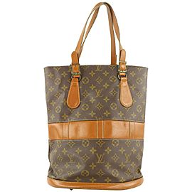 Louis Vuitton Monogram Marais Bucket GM Tote Bag 175lvs53