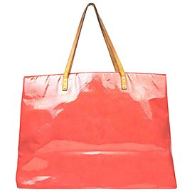 Louis Vuitton Large Red Monogram Vernis Reade GM Tote Bag 862800