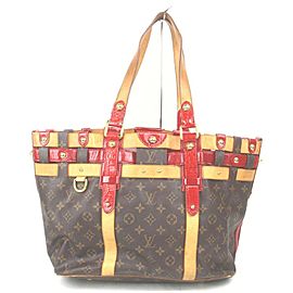 Louis Vuitton Limited Edition Monogram Rubis Salina GM Tote Bag 862725