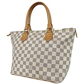 Louis Vuitton Damier Azur Saleya PM Zip Tote Bag 860L12