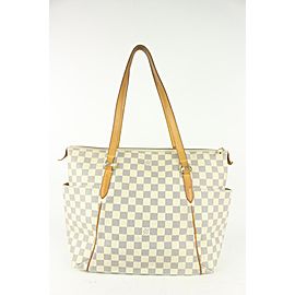 Louis Vuitton Damier Azur Totally PM Zip Tote Bag 1014lv27