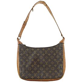 Louis Vuitton Monogram Bagatelle Zip Hobo Bag 862876