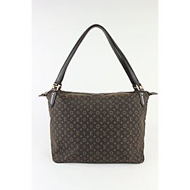 Louis Vuitton Fusain Brown Monogram Mini Lin Idylle Ballade Hobo Bag 3LZ1022