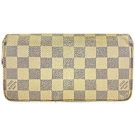 Louis Vuitton Damier Azur Zippy Long Wallet 18lva1117