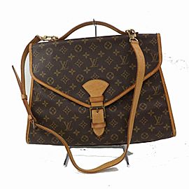 Louis Vuitton Bel Air Beverly Monogram Ivy 2way 871560 Brown Coated Canvas Messenger Bag