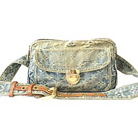 Louis Vuitton 232312 Denim Outdoor Bumbag Fanny Pack Belt Bag Waist Pouch