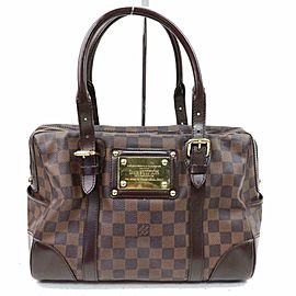 Louis Vuitton Berkeley 870898 Brown Damier Ébène Canvas Satchel