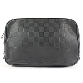 Louis Vuitton Black Damier Infini Leather Trousse Toilette Onyx Toiltery 174lvs28