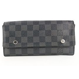 Louis Vuitton Damier Graphite Compact Modulable Wallet 850lvs48