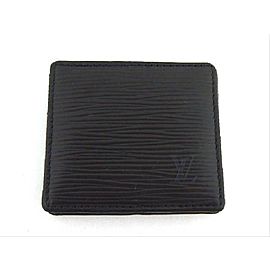 Louis Vuitton Epi Noir Mini Boite Box Black Leather 207378 Coin Change