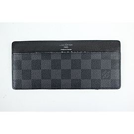 Louis Vuitton Black Damier Graphite Card Case 99lt8 Wallet