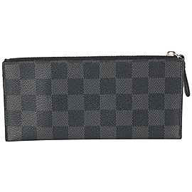 Louis Vuitton Damier Graphite Zip Pouch Toiletry Case Wallet Insert 77lvs630