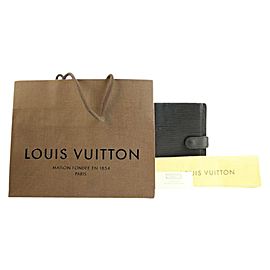 Louis Vuitton Black Epi Leather Small Ring Agenda PM Notebook Cover 86038