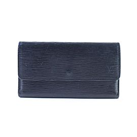 Louis Vuitton Black Sarah Epi Leather Trifold 14lr0621 Wallet