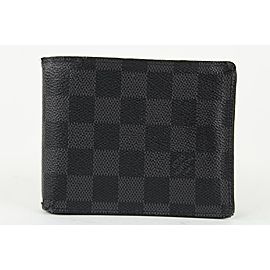 Louis Vuitton Black Damier Graphite Multiple Slender Marco Florin Wallet 10lvs1224