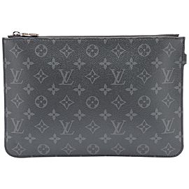 Louis Vuitton Ultra Rare Monogram Eclipse Fragment Cabas Light Pochette 859413