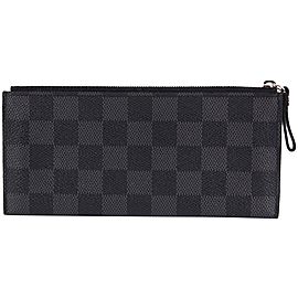 Louis Vuitton Damier Graphite Toiletry Pouch Cosmetic Case 5LVS1221