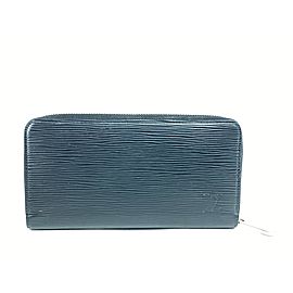 Louis Vuitton Black Epi Noir Long Zippy Wallet 9lva623