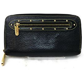 Louis Vuitton Suhali Zippy Wallet Black Long Zip Around 872440