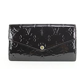 Louis Vuitton Amarante Monogram Vernis Sarah Wallet NM 19lvs1230