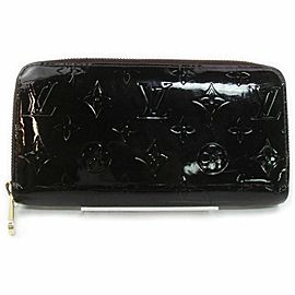 Louis Vuitton Amarante Vernis Zippy Wallet Long Zip Around 861284