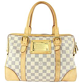 Louis Vuitton Damier Azur Berkeley Speedy Boston Bag 930lv31