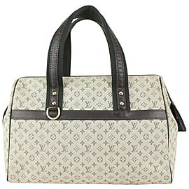 Louis Vuitton Olive Monogram Khaki Josephine GM Speedy Boston Bag 824lv47