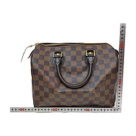 Louis Vuitton Damier Ebene Speedy 25 Boston Bag