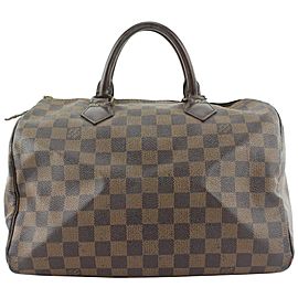 Louis Vuitton Damier Ebene Speedy 30 Boston Bag