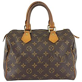 Louis Vuitton Monogram Speedy 25 Boston Bag 207lvs714