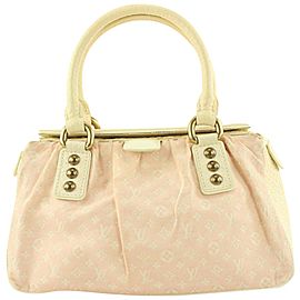 Louis Vuitton Pink Monogram Mini Lin Trapeze PM Speedy Boston Bag 608lvs616