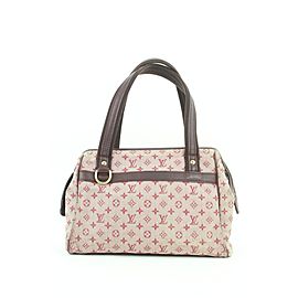 Louis Vuitton Bordeaux Monogram Mini Lin Josephine PM Speedy Boston Bag 862835